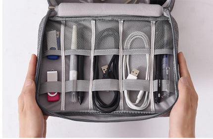 Electronics Accessories Digital Storage Organizer Travel Bag - Go2buy Australia