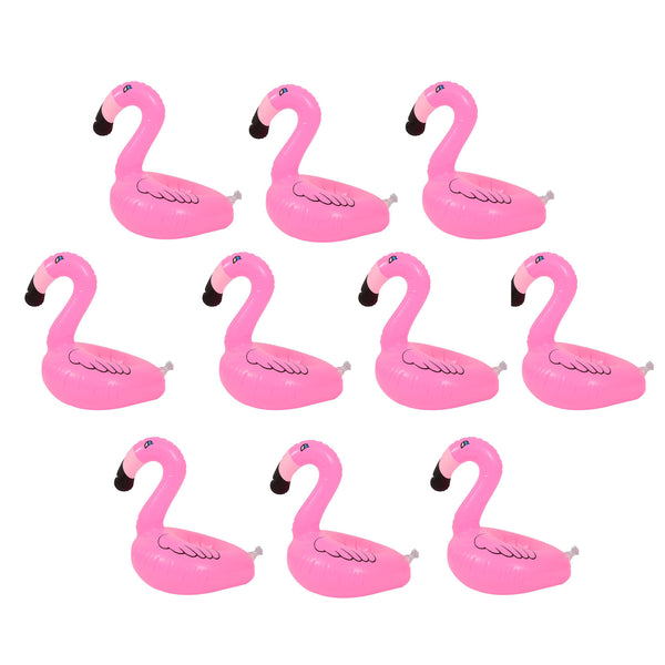 Inflatable Flamingos Drink Cup Holder Float For Party