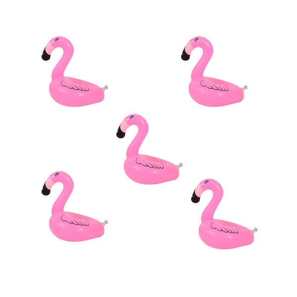 Inflatable Flamingos Drink Cup Holder Float For Party