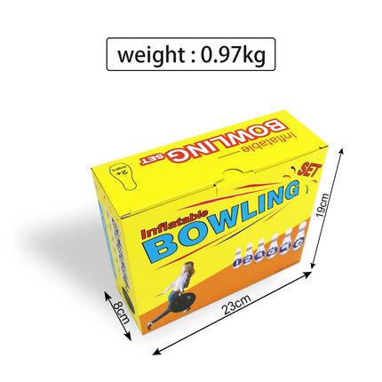 Giant 61cm Inflatable Bowling Set for Kids Indoor or Outdoor ACTIVE FUN Family Game - Go2buy Australia