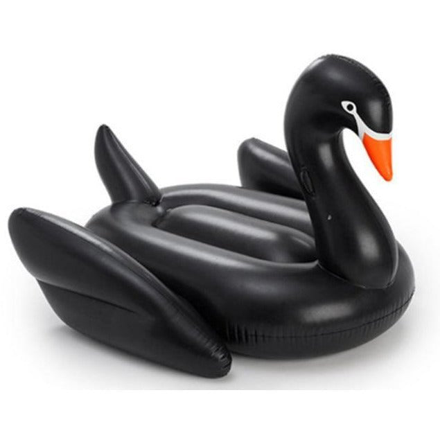 Giant Inflatable Black Swan Pool Float Raft 190*170*120cm - Go2buy Australia