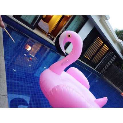 Giant Inflatable Pink Flamingo Pool Float Raft 150*105cm - Go2buy Australia