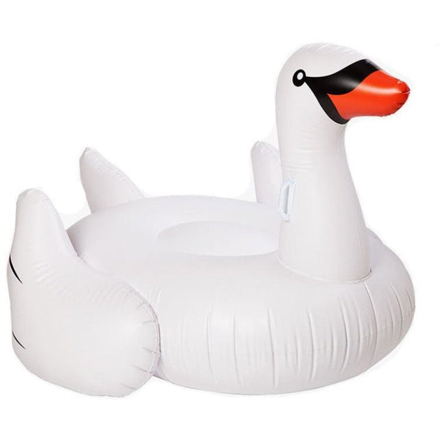 Giant Inflatable White Swan Pool Float Raft 150*105cm - Go2buy Australia