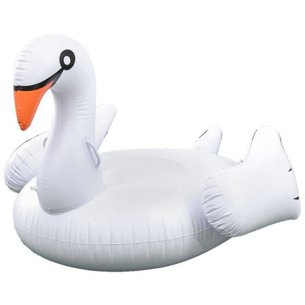 Giant Inflatable White Swan Pool Float Raft 190*175*115cm - Go2buy Australia