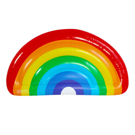 Giant Rainbow Float Luxe Lie - On Inflatable Summer Fun Pool Beach - Go2buy Australia