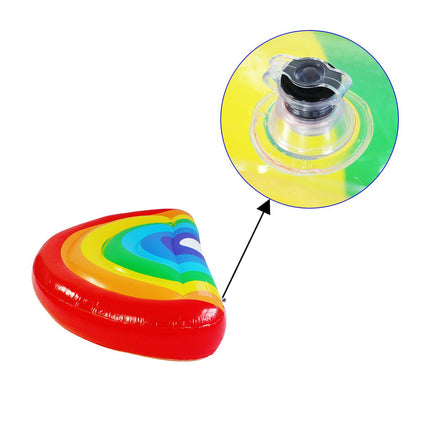 Giant Rainbow Float Luxe Lie - On Inflatable Summer Fun Pool Beach - Go2buy Australia