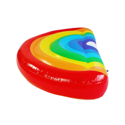 Giant Rainbow Float Luxe Lie - On Inflatable Summer Fun Pool Beach - Go2buy Australia