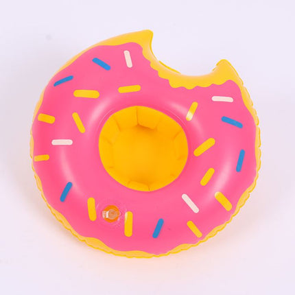Inflatable Donut Drink Cup Holder Float For Party - Go2buy Australia