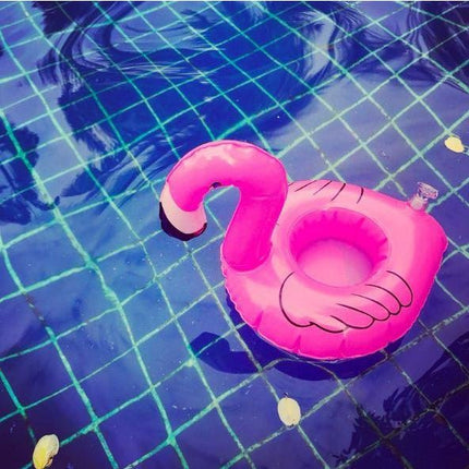 Inflatable Flamingos Drink Cup Holder Float For Party - Go2buy Australia