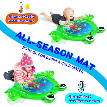 Inflatable Frog Premium Play mat Tummy time Water Toys for Babies and Toddlers 70*83cm - Go2buy Australia