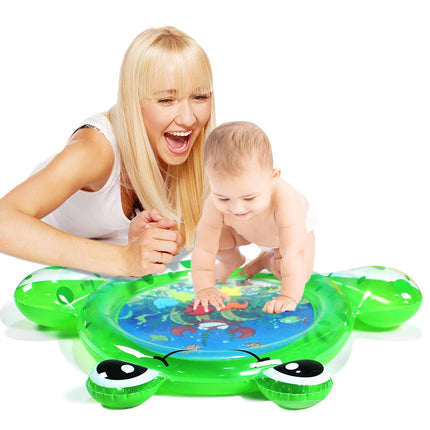 Inflatable Frog Premium Play mat Tummy time Water Toys for Babies and Toddlers 70*83cm - Go2buy Australia