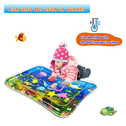 Inflatable Mermaid Premium Play mat Tummy time Water Toys for Babies and Toddlers 50*70cm - Go2buy Australia