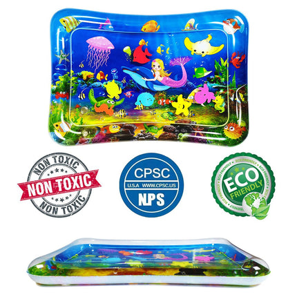 Inflatable Mermaid Premium Play mat Tummy time Water Toys for Babies and Toddlers 50*70cm - Go2buy Australia