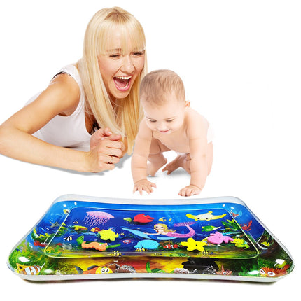 Inflatable Mermaid Premium Play mat Tummy time Water Toys for Babies and Toddlers 50*70cm - Go2buy Australia