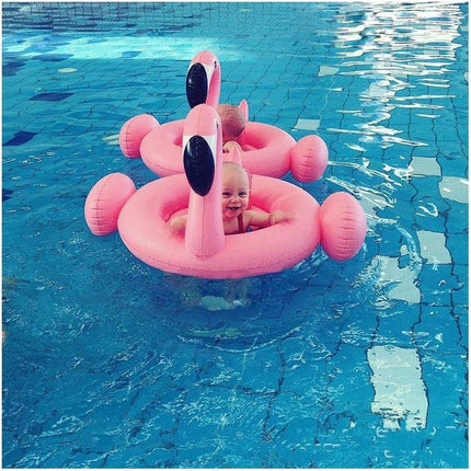 Inflatable Pool Float For Baby Pink Flamingo - Go2buy Australia