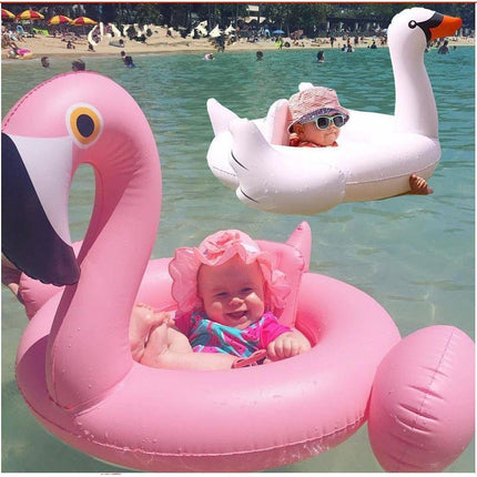 Inflatable Pool Float For Baby Pink Flamingo - Go2buy Australia