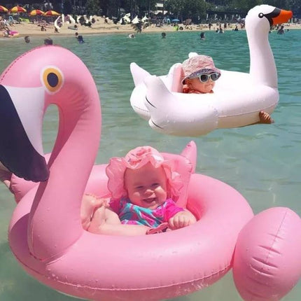 Inflatable Pool Float For Baby Pink Flamingo - Go2buy Australia