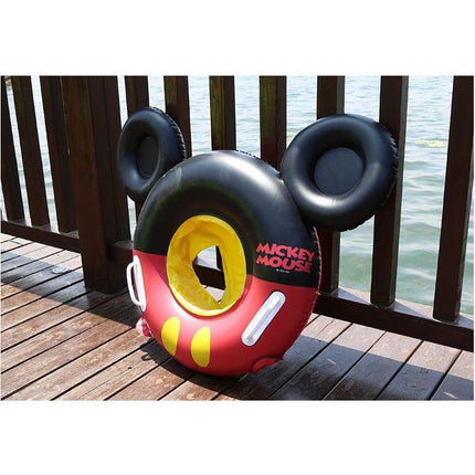 Inflatable Pool Float Swim Ring For Baby Black Mickey - Go2buy Australia