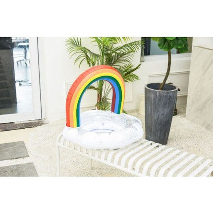 Inflatable Pool Float Swim Ring For Baby Rainbow - Go2buy Australia