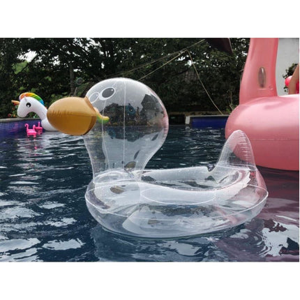 Inflatable Pool Float Swim Ring For Kids Duck - Go2buy Australia