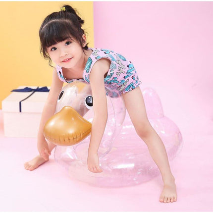 Inflatable Pool Float Swim Ring For Kids Duck - Go2buy Australia