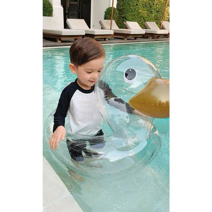 Inflatable Pool Float Swim Ring For Kids Duck - Go2buy Australia