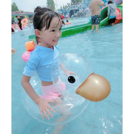 Inflatable Pool Float Swim Ring For Kids Duck - Go2buy Australia