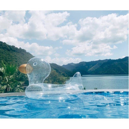 Inflatable Pool Float Swim Ring For Kids Duck - Go2buy Australia