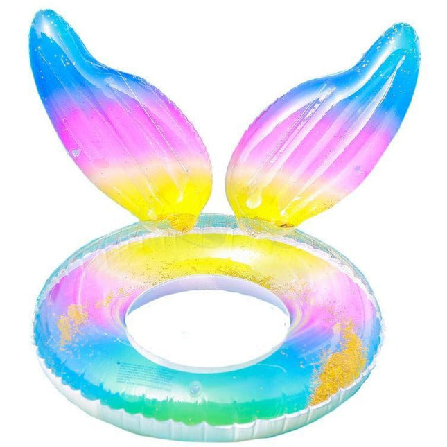 Inflatable Pool Float Swim Ring Mermaid Tail - Go2buy Australia