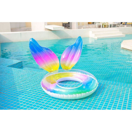 Inflatable Pool Float Swim Ring Mermaid Tail - Go2buy Australia