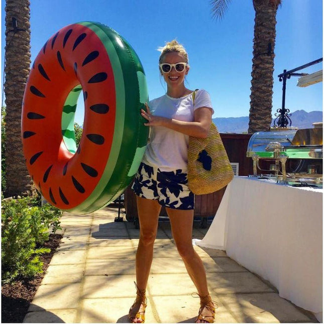 Inflatable Pool Float Swim Ring Watermelon - Go2buy Australia