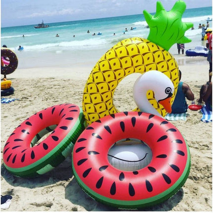 Inflatable Pool Float Swim Ring Watermelon - Go2buy Australia