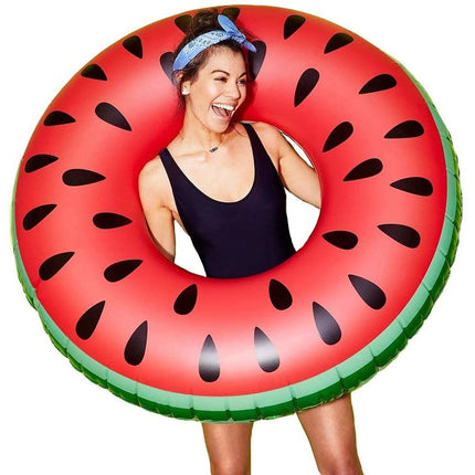 Inflatable Pool Float Swim Ring Watermelon - Go2buy Australia