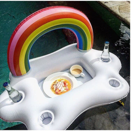 Inflatable Rainbow Cloud Drink Bar - Go2buy Australia