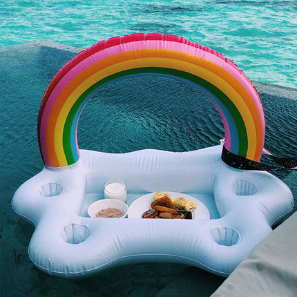 Inflatable Rainbow Cloud Drink Bar - Go2buy Australia