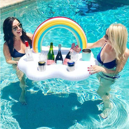 Inflatable Rainbow Cloud Drink Bar - Go2buy Australia