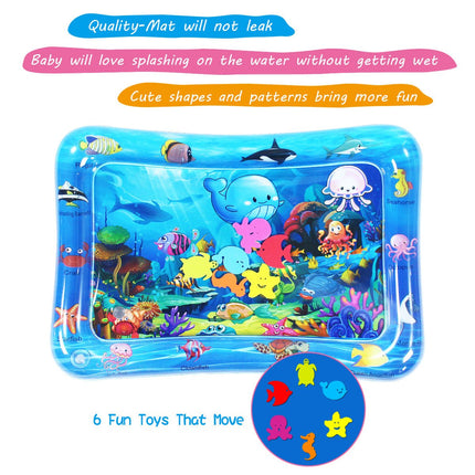 Inflatable Sea World Premium Play mat Tummy time Water Toys for Babies and Toddlers 50*70cm - Go2buy Australia
