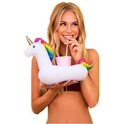 Inflatable Unicorn Drink Cup Holder Float For Party - Go2buy Australia