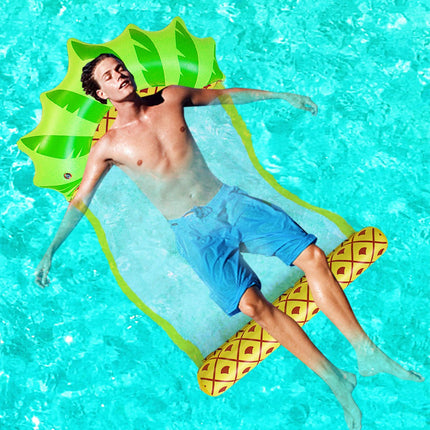Inflatable Water Float Watermelon Pineapple Strawberry Pool Hammock Chair - Go2buy Australia