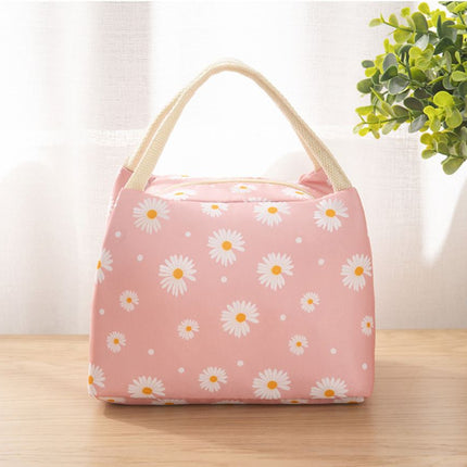 Insulated Daisy Lunch Bag Tote Container For Women Kids Office Work School (6 Colors Available) - Go2buy Australia