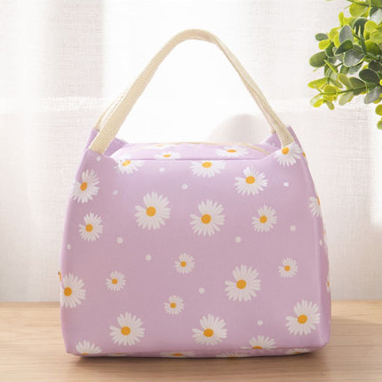 Insulated Daisy Lunch Bag Tote Container For Women Kids Office Work School (6 Colors Available) - Go2buy Australia
