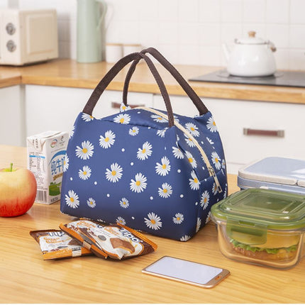 Insulated Daisy Lunch Bag Tote Container For Women Kids Office Work School (6 Colors Available) - Go2buy Australia