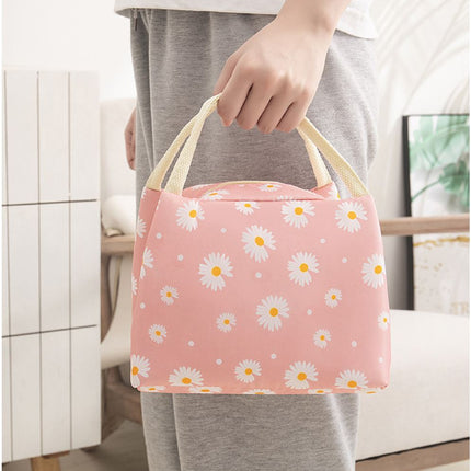 Insulated Daisy Lunch Bag Tote Container For Women Kids Office Work School (6 Colors Available) - Go2buy Australia