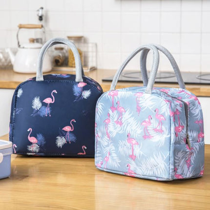 Insulated Flamingo Lunch Bag Tote Container For Women Kids Office Work School (4 Colors Available) - Go2buy Australia