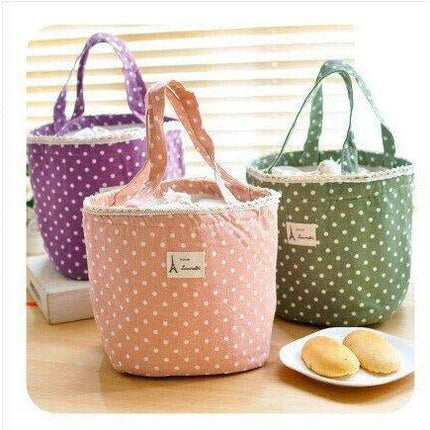 Insulated Lunch Bag Tote Container For Girls Kids Office Work School (7 Colors Available) - Go2buy Australia