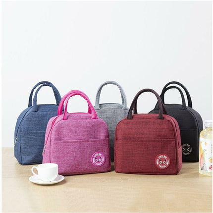 Insulated Lunch Bag Tote Container For Women Kids Office Work School (5 Colors Available) - Go2buy Australia