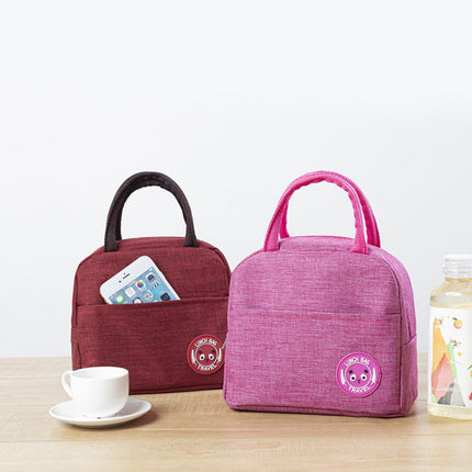 Insulated Lunch Bag Tote Container For Women Kids Office Work School (5 Colors Available) - Go2buy Australia