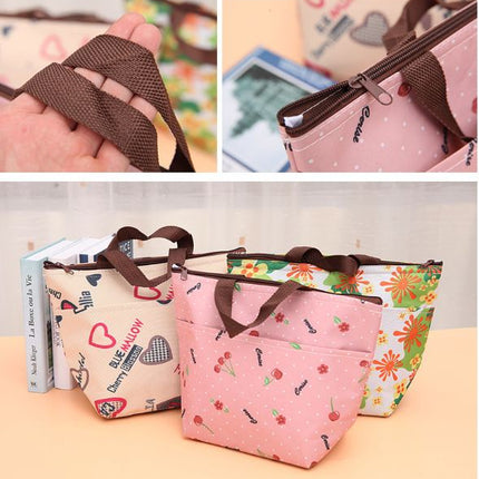 Insulated Lunch Bag Tote Container For Women Kids Office Work School (5 Colors Available) - Go2buy Australia