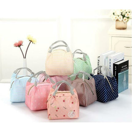Insulated Lunch Bag Tote Container For Women Kids Office Work School (8 Colors Available) - Go2buy Australia