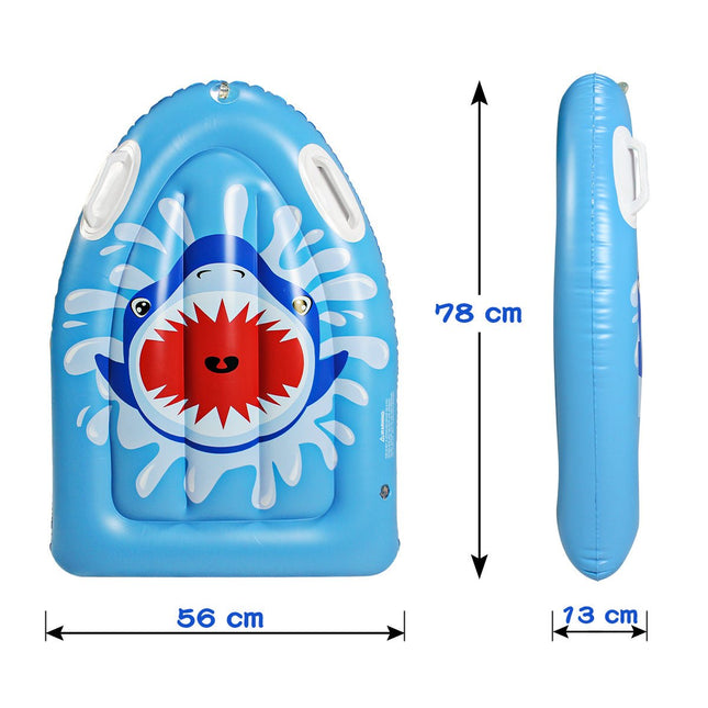 Kids Bodyboards Inflatable Kickboard Swimming Float Learning Surfboard - Go2buy Australia